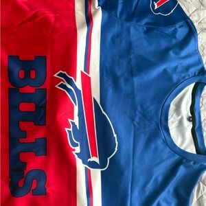 Buffalo Bills Blue and Red Oversized Lounge Set